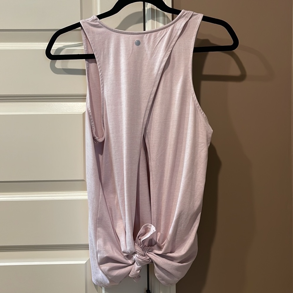 Tie back yoga top